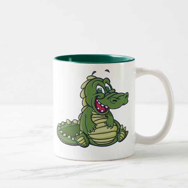 2 Couleurs Tasse de crocodile de bébé (Droit)