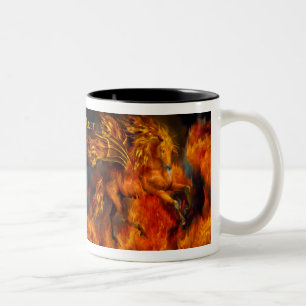 2 Couleurs Tasse de danseur du feu
