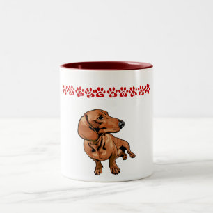 2 Couleurs Tasse de Daushound