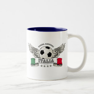 2 Couleurs Tasse de défenseur d'équipe nationale du footbal