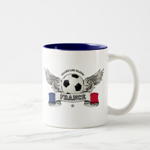 2 Couleurs Tasse de défenseur d'équipe nationale du footbal