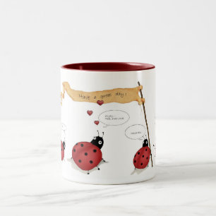 2 Couleurs Tasse de défilé de coccinelle
