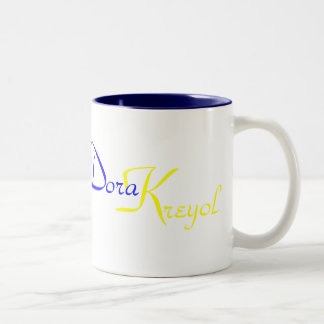 2 Couleurs Tasse de Deye d'interdiction de La de Kreyol