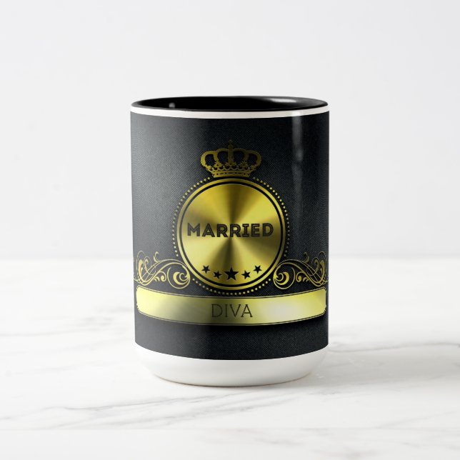 2 Couleurs Tasse de diva mariée à vendre. (Centre)