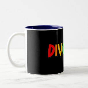 2 Couleurs Tasse de diversité (arc-en-ciel) - customisée