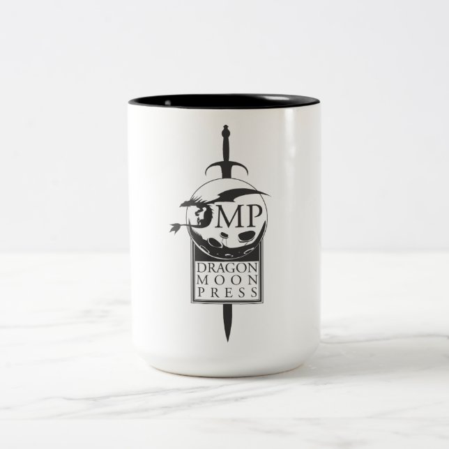 2 Couleurs Tasse de DMP - logo d'épée (Centre)