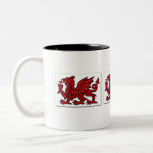 2 Couleurs Tasse de dragon de Gallois