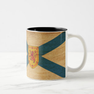 2 Couleurs Tasse de drapeau de la Nouvelle-Écosse
