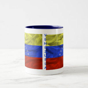 2 Couleurs Tasse de drapeau du Venezuela