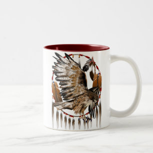 2 Couleurs Tasse de Dreamcatcher de faucon de vol