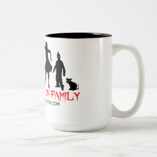 2 Couleurs Tasse de famille de zombi