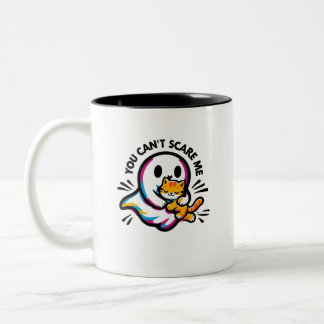 2 Couleurs Tasse de fantôme et chat mignons et amicaux pour u
