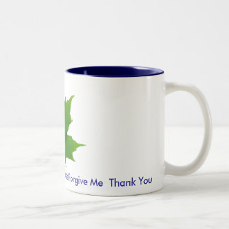 2 Couleurs Tasse de feuille d'érable