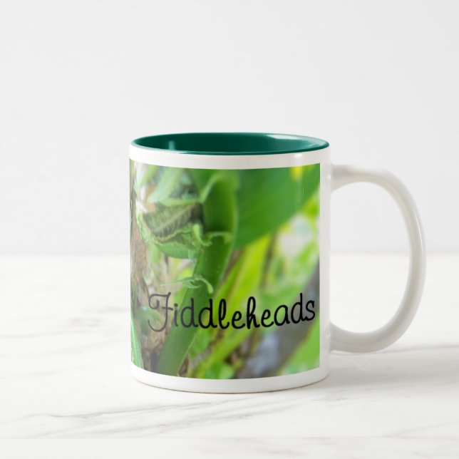 2 Couleurs tasse de fiddlehead (Droit)