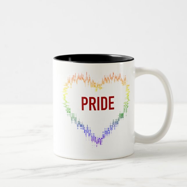 2 Couleurs Tasse de fierté (Droit)