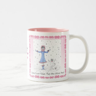 2 Couleurs TASSE de flocons de neige