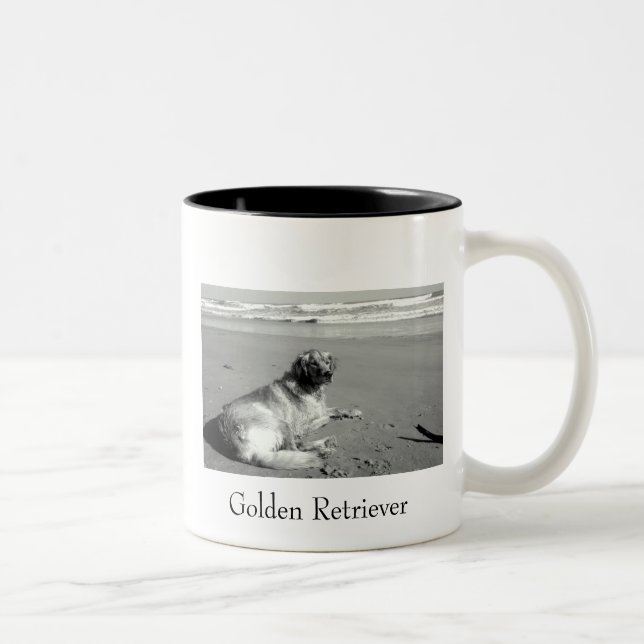 2 Couleurs Tasse de golden retriever (Droit)