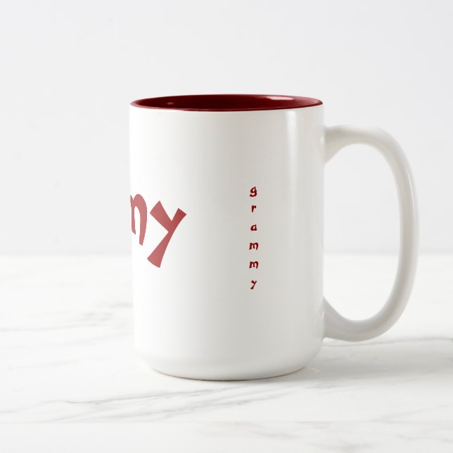 2 Couleurs Tasse de Grammy (Droit)