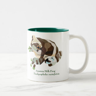 2 Couleurs Tasse de grenouille de lait d'AmphibiaWeb Amazone