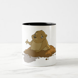 2 Couleurs Tasse de Groundhog