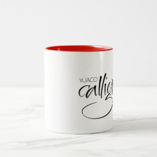 2 Couleurs Tasse de guilde de calligraphie de Waco