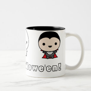 2 Couleurs Tasse de Hallowe'en