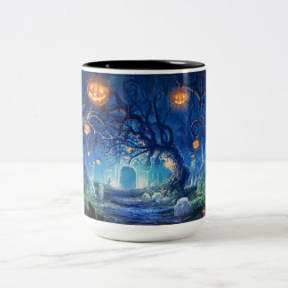 2 Couleurs tasse de Halloween