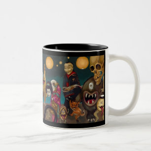 2 Couleurs Tasse de "Hyakki Yakō"