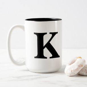 2 Couleurs Tasse de "K"