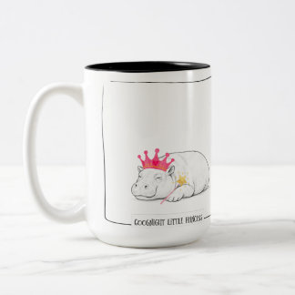 2 Couleurs Tasse de la Princesse Bébé Hippopotame Pygmée