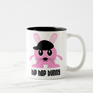 2 Couleurs Tasse de lapin de hip hop