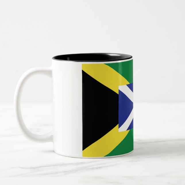2 Couleurs Tasse de l'Ecosse/de Jamaïque (Gauche)