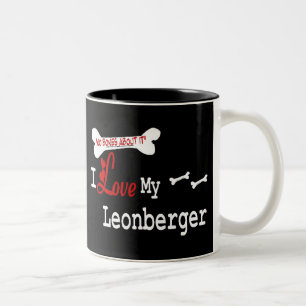 2 Couleurs Tasse de Leonberger (amour d'I)