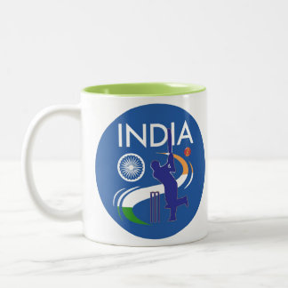 2 Couleurs Tasse de l'équipe de cricket d'Inde