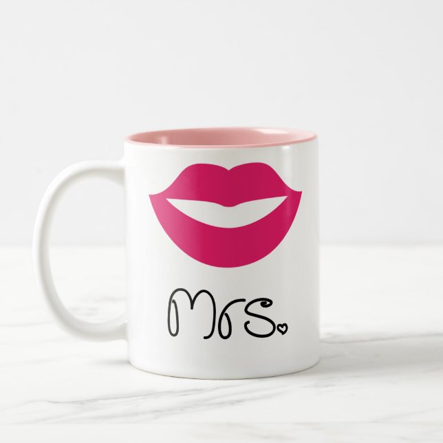 2 Couleurs Tasse de lèvres (Gauche)
