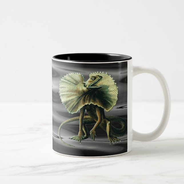 2 Couleurs Tasse de lézard de Jésus (Droit)