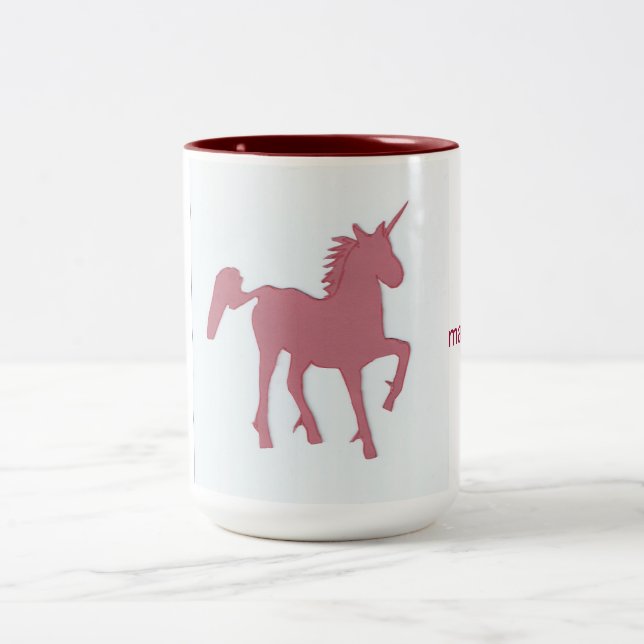 2 Couleurs tasse de licorne (Centre)