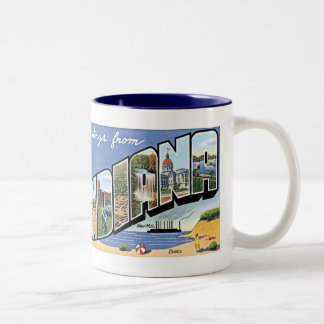 2 Couleurs Tasse de l'Indiana