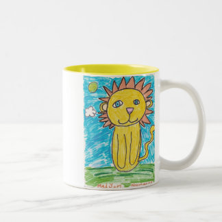 2 Couleurs Tasse de lion