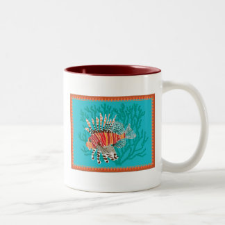 2 Couleurs Tasse de Lionfish
