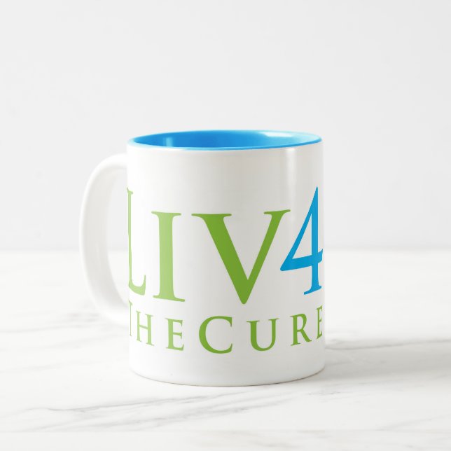 2 Couleurs Tasse de Liv4TheCure (Devant gauche)