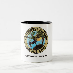 2 Couleurs Tasse de logo de SWFLEagleCam (DIVERSES OPTIONS)