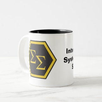 2 Couleurs Tasse de logo d'ISS