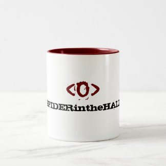 2 Couleurs Tasse de logo d'oeil de SPIDERintheHALL