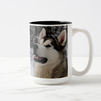 2 Couleurs Tasse de Malamute d'Alaska