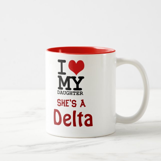 2 Couleurs Tasse de maman de delta (Droit)