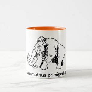 2 Couleurs Tasse de mammouth laineux (nom scientifique)