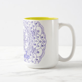 2 Couleurs Tasse de mandala de gratitude