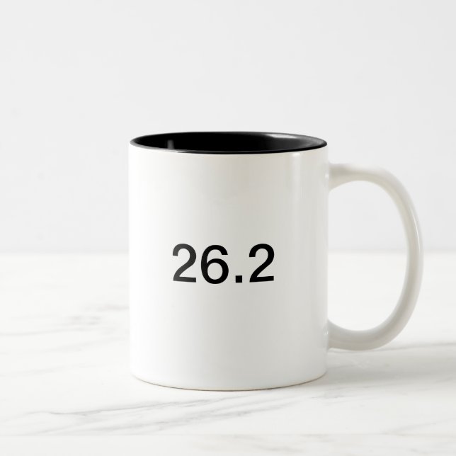 2 Couleurs Tasse de marathon (Droit)