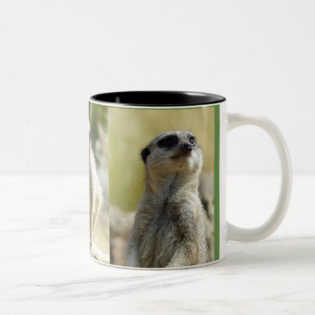 2 Couleurs Tasse de Meerkat (Droit)